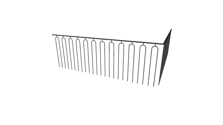 Balustrade Balcony iron steel Handrail Railing Balaustra Ferro Battuto