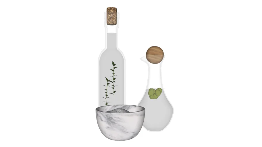 DECORACIÓN, BOTELLAS DE ACITE DE OLIVO
