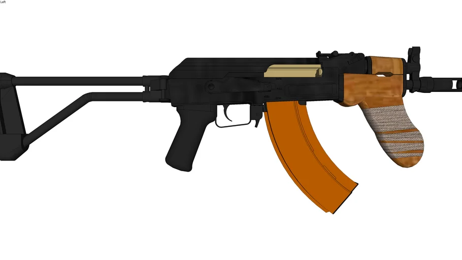 custom ak 74 u based on medal of honor