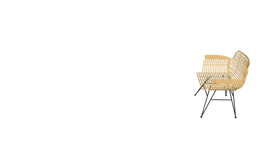 Rattan chair HK Living