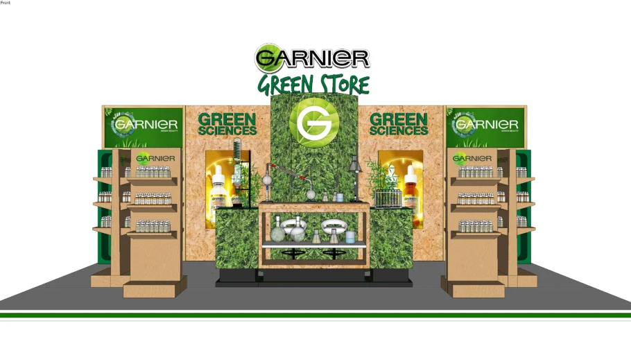 Garnier Green Store Booth