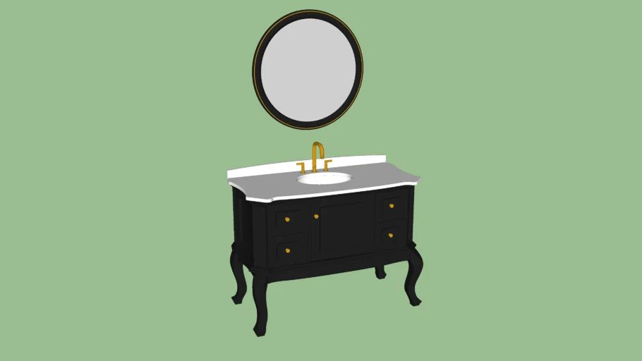 Tempo Floor Mount 48" Single Sink Vanity