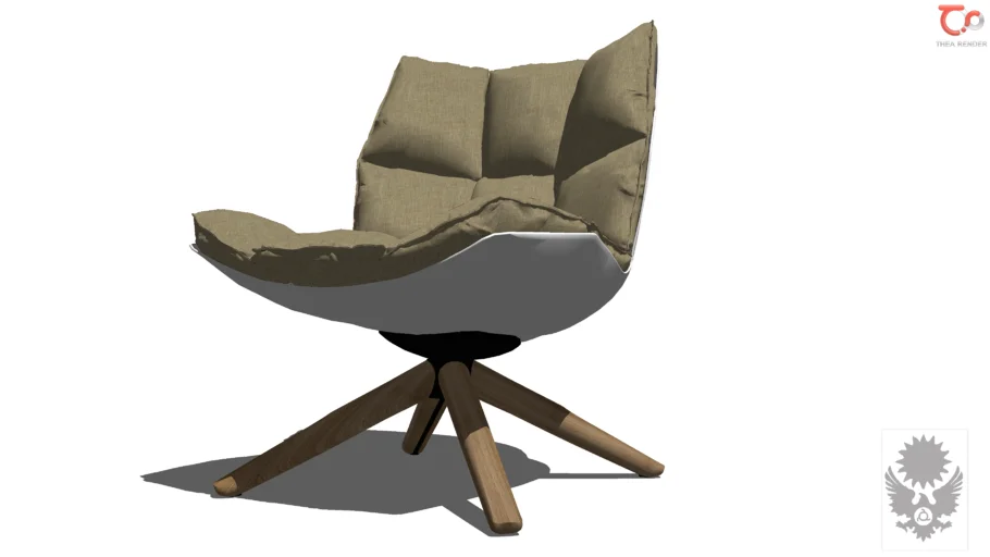 HUSK ARMCHAIR 2 B&B ITALIA