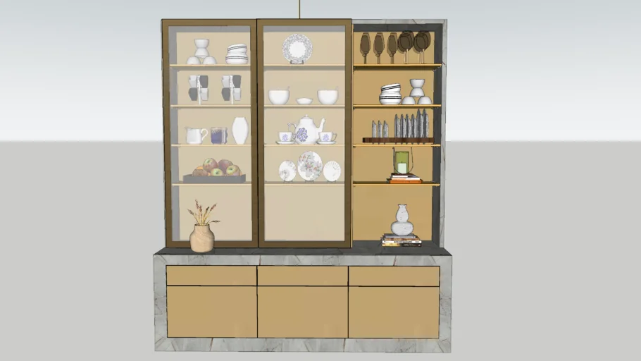 crockery unit