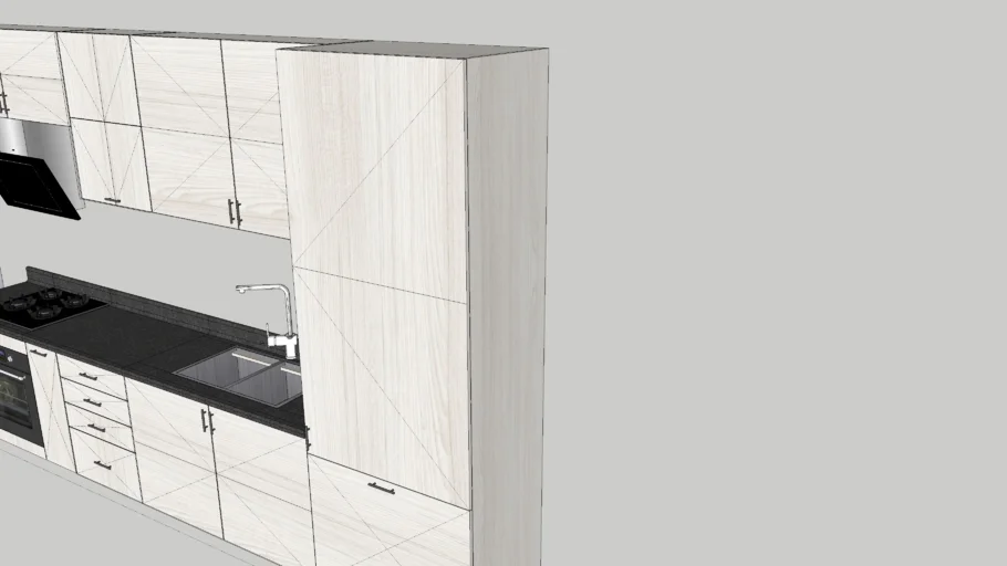 kitchen granito negro 