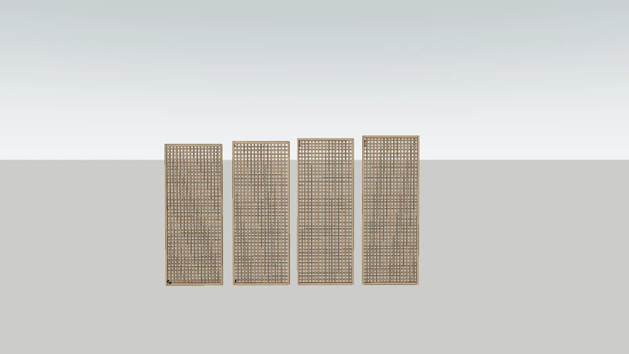 Shinjuku japandi roomdivider : Ginza Lines