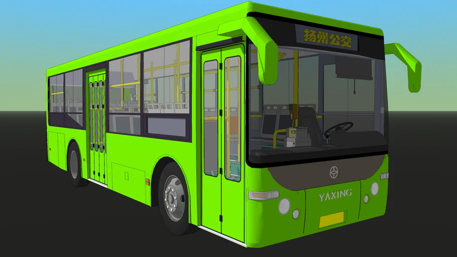 亚星客车JS6880城市公交客车 Asiastar bus JS6880city bus 
