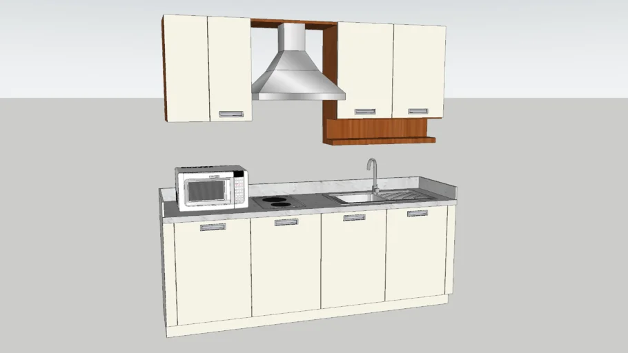 Built-in Kitchen counter cabinet
