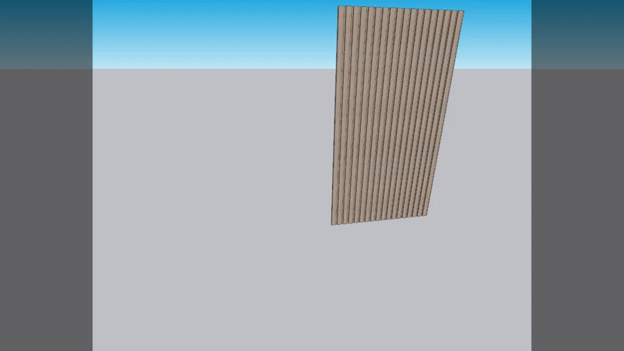 Muro de lambrín de madera
