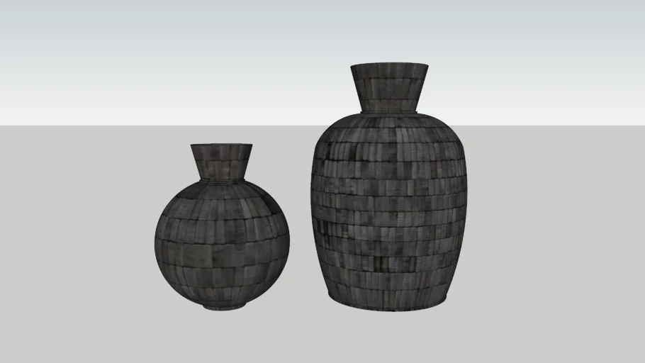 Deco ceramic vases
