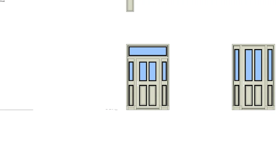 Traditional wooden door