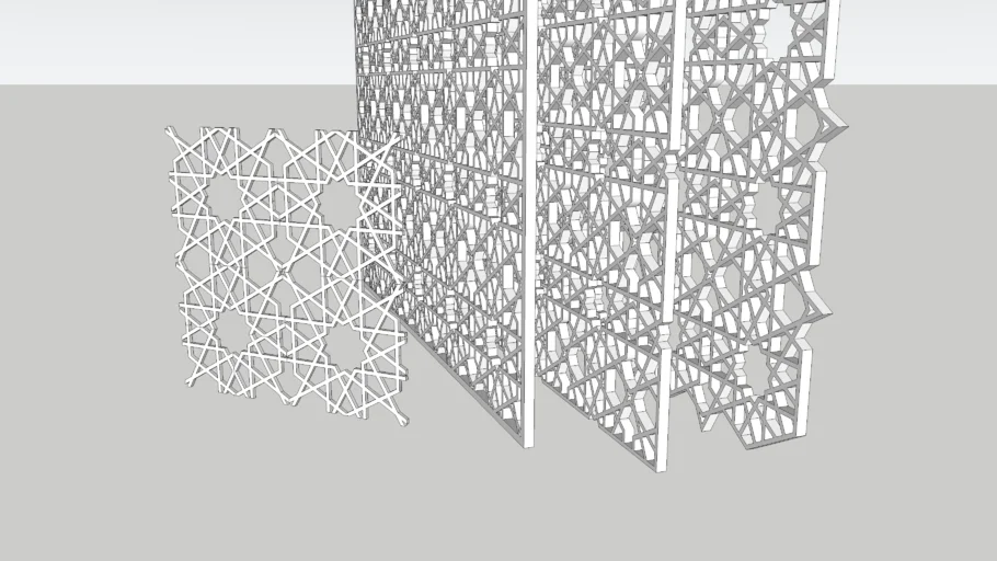 Islamic Pattern based on 12-sided star