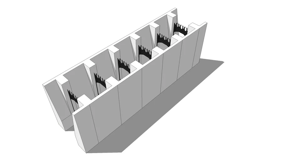 Amvic R30 ICF - 6in Double Sided Taper Top