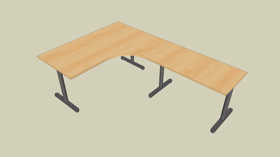 IKEA Galant Schreibtisch - Birke