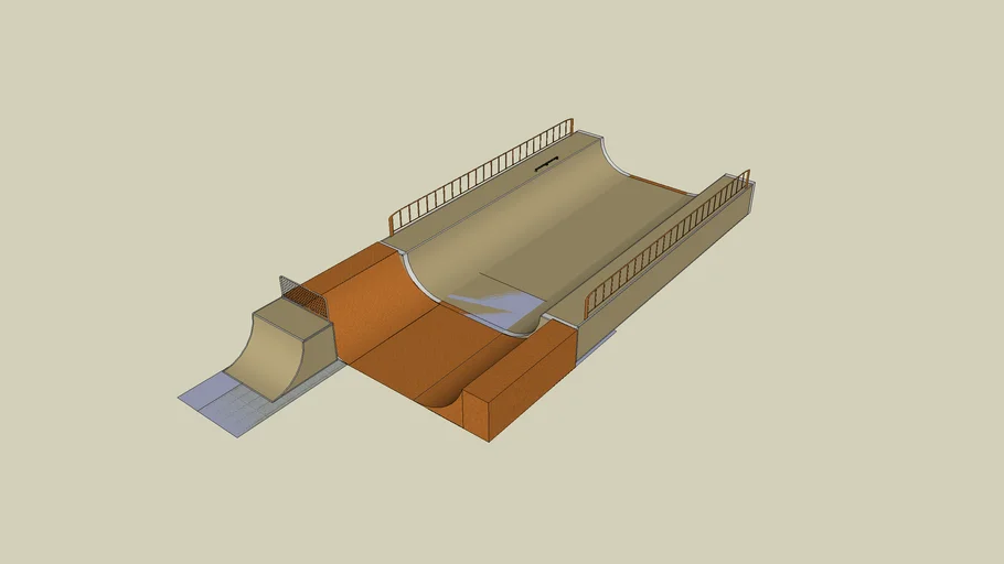 a big half pipe | 3D Warehouse