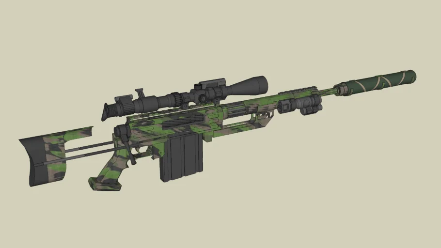 CheyTac M200 .408 call. Sniper Rifle