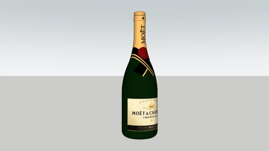 Standard bottle of Moet Champagne