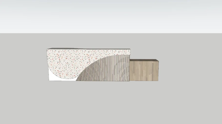 Reception Desk - Terrazzo