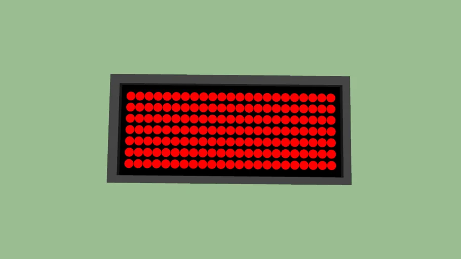Red LED Panel
