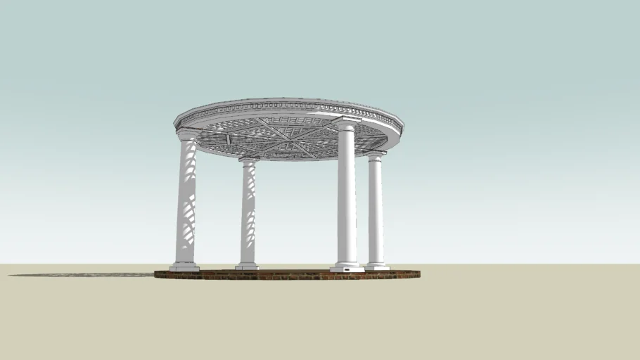 FineHouse Pergola with Circular Lintel