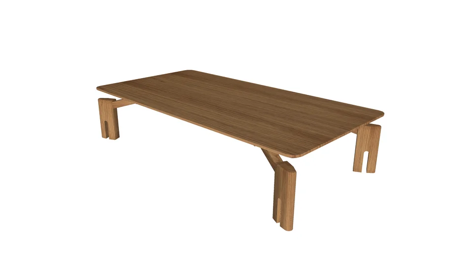 Mesa de Centro Atlas Retangular - Volttoni