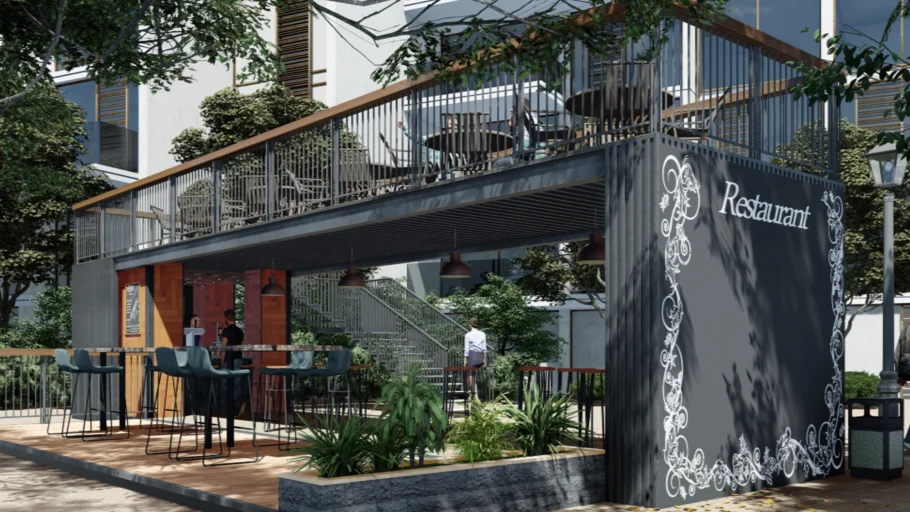 Trailer van restaurant