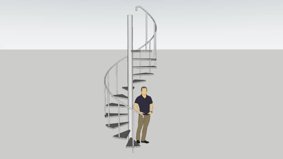 Metal Spiral Staircase