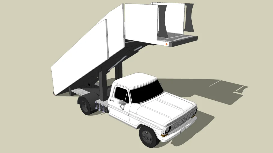 Truck Stairs Jetway