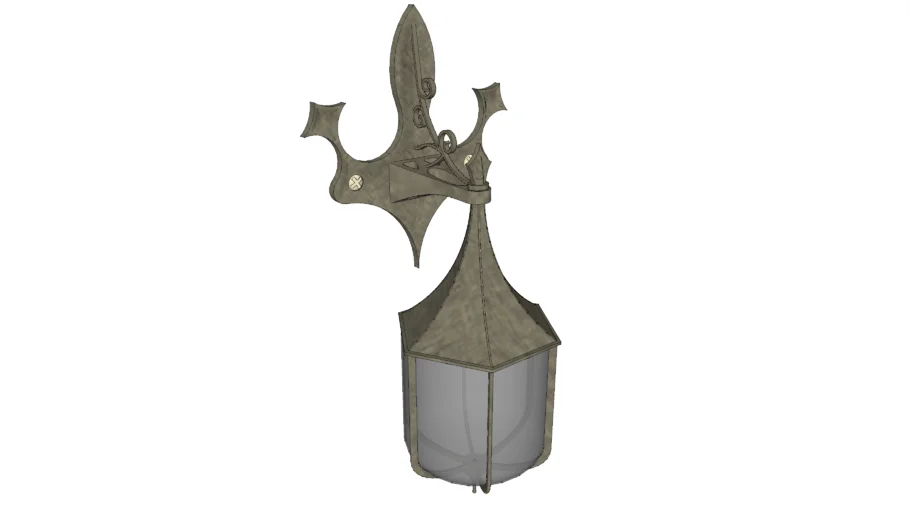 Outdoor Wall Mounted Hanging Lamp