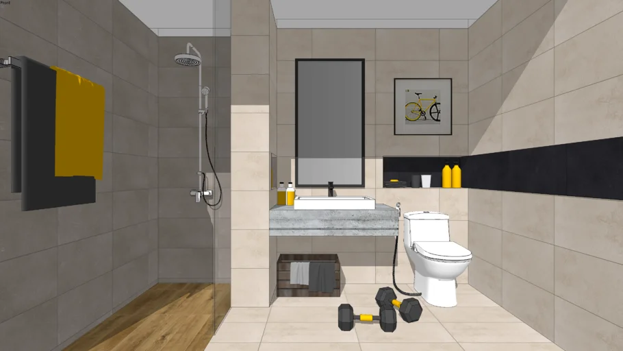Beautiful Bathroom by COTTO - MAGMA STONE