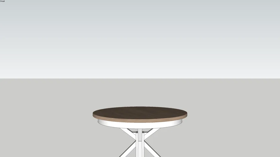 Pottery Barn - Hart Round Reclaimed Wood Pedestal Extending Dining Table