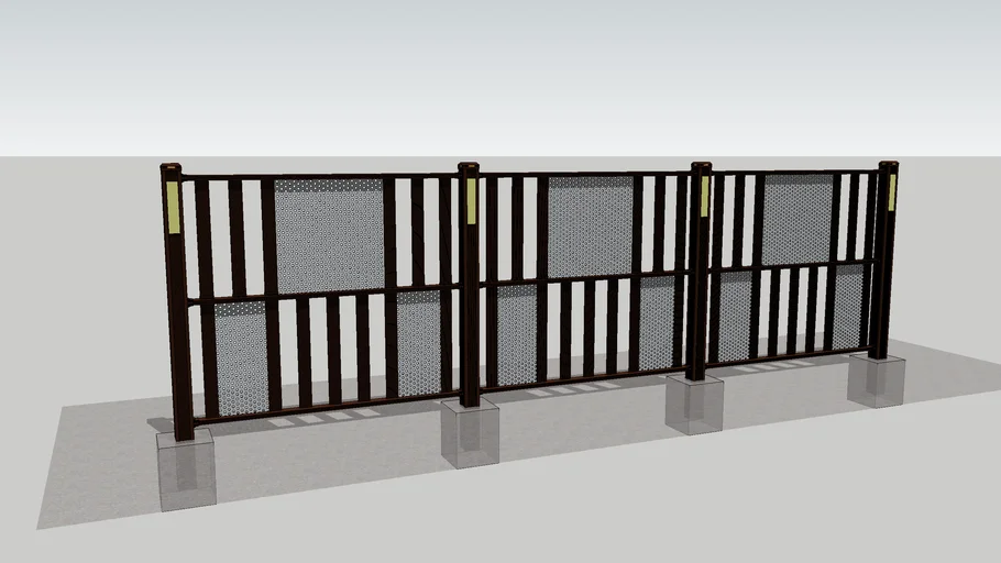 Aluminum alloy Fence