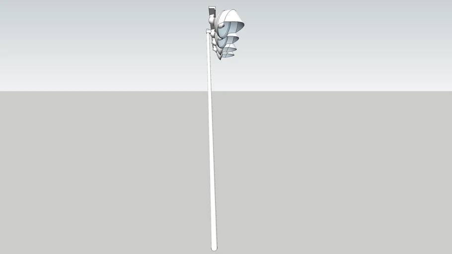 LUMINARIA 2.000 W CON VISERA HM DEPORTIVA