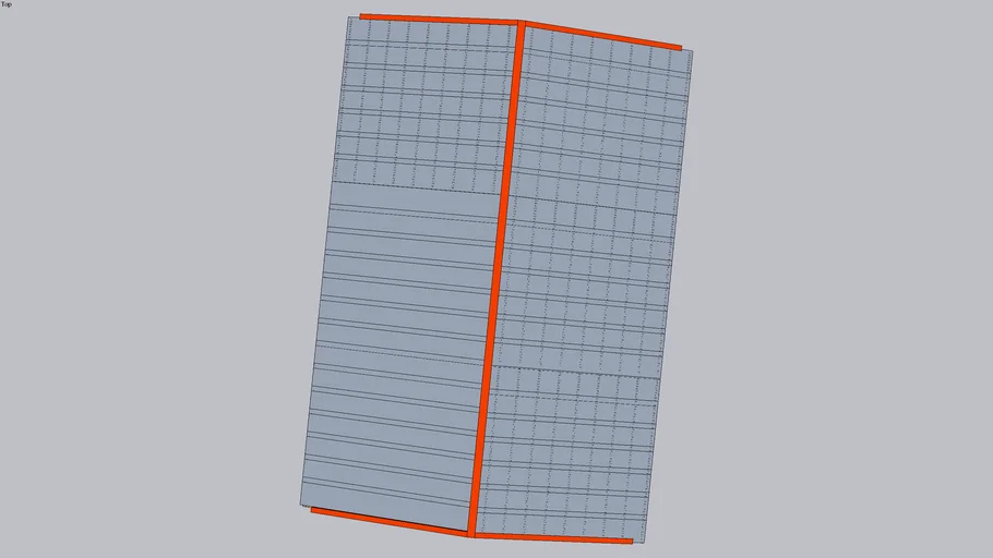 Zinc sheet roof