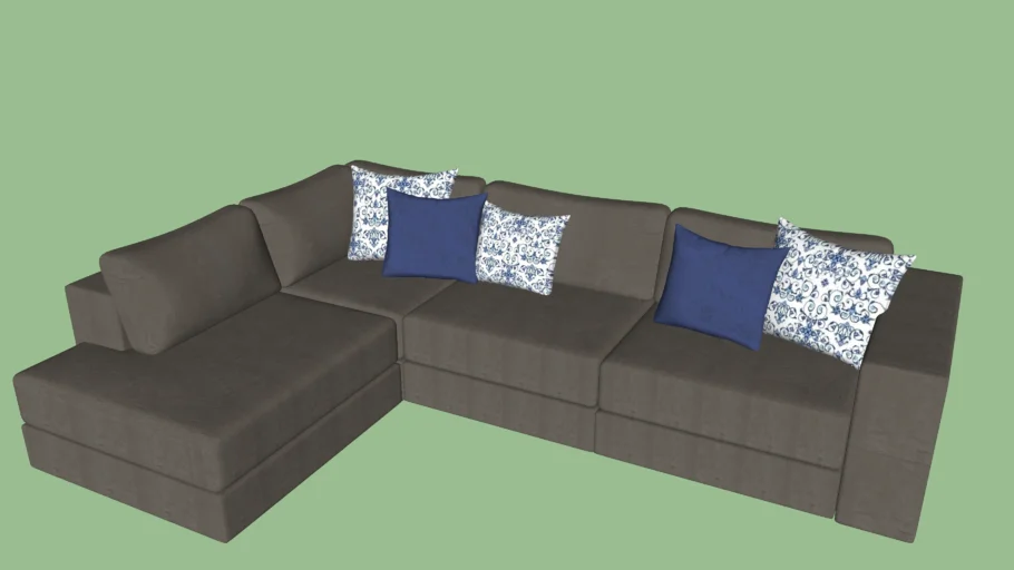 L-shaped sofa