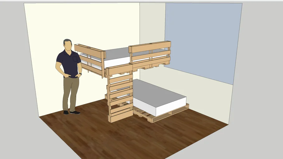 Pallet Bunk Bed Chachas