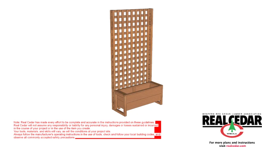Planter With Trellis