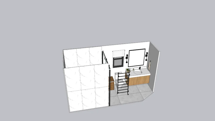 Bathtub and shower 