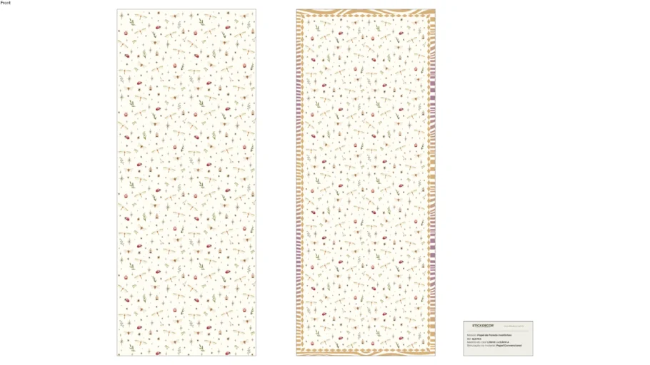 Papel de Parede Insetinhos - REF MAY04 - STICKDECOR