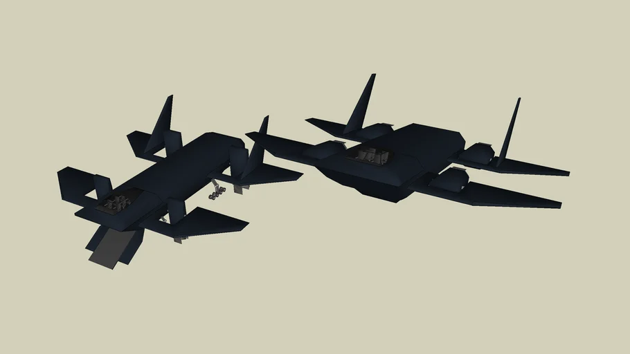 futuristic furtive and cargo plane