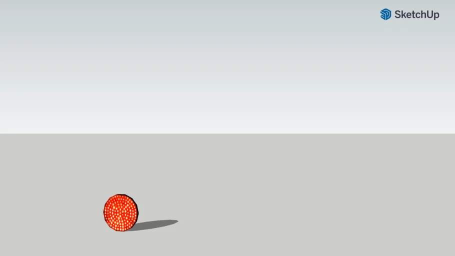 Red GE led module for 12 inch traffic signal