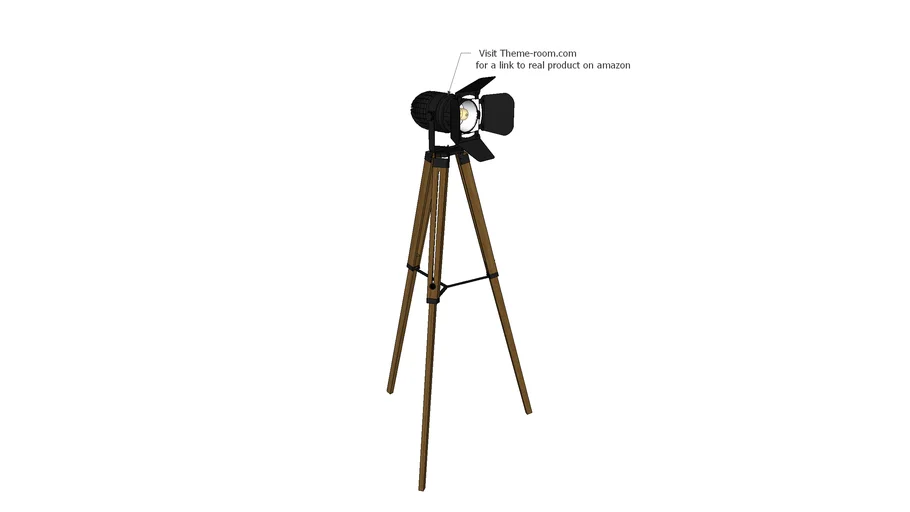 Vintage Tripod Lamp