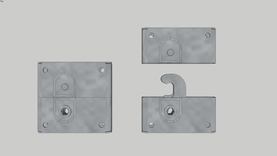 Southco-R5-0074-07 Dual-Lock Heavy Duty Butt-Joint Panel Fastening Latch