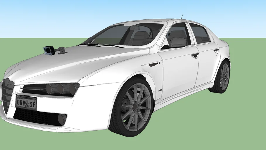 Alfa Romeo 159ti Driver San Francisco (inculded GoPro)