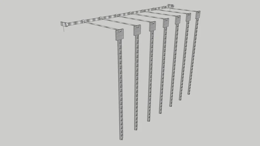 Clip Strips with Shelf Holder