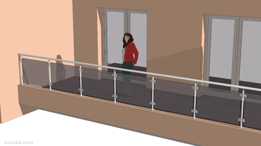 Glass railing