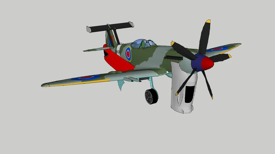 (first) Crazy modified Spitfire