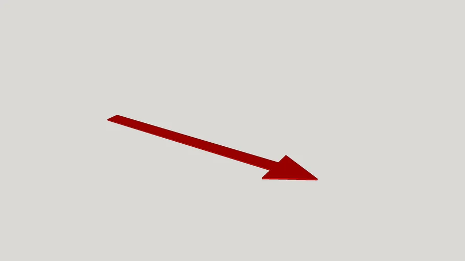 Red indicating arrow