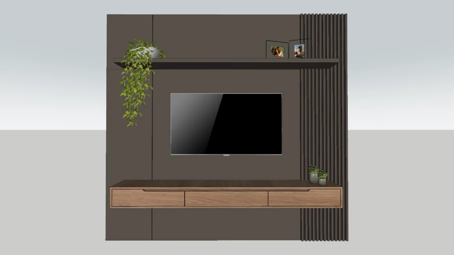 Painel de tv para suíte