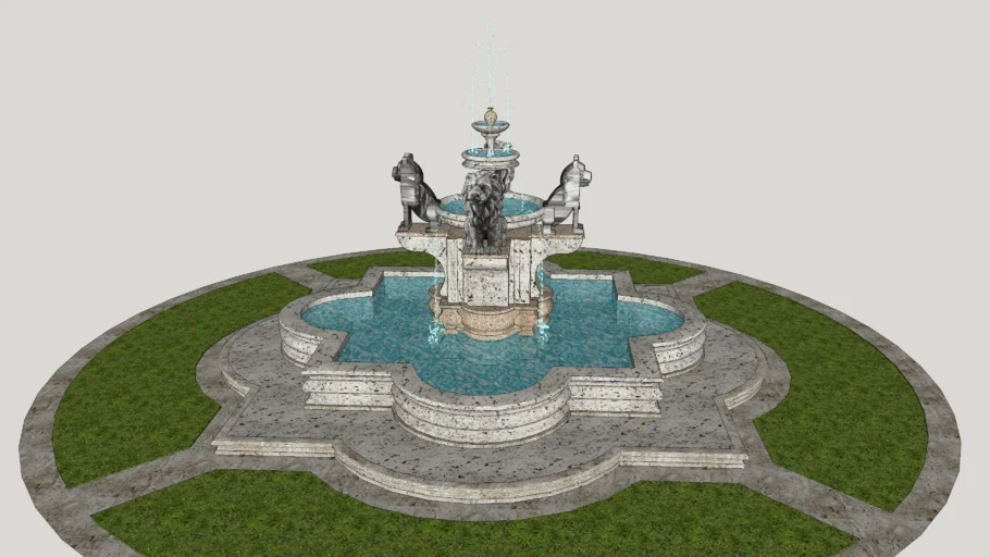 Fontain of lions
